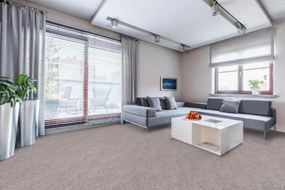 Metrážny koberec Ester 92 hnedý