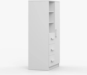 Regál SMYK - biely (viac variant)