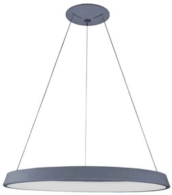 PALNAS Závesný moderný LED luster NIKI, sivý