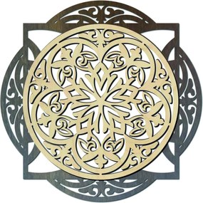 SENTOP | Drevený dekoratívny obraz s elegantným vzorom - mandala I SENTOP PR0304