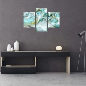 Obraz - Maľba abstraktných vzorov (90x60 cm)