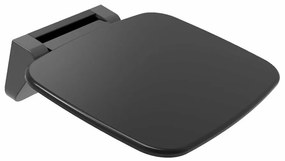 POLYSAN CW1220B Saap black sklopné sedátko do sprchového koutu, 35 x 32,8 cm, čierna