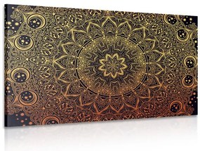 Obraz zlatá orientálna Mandala