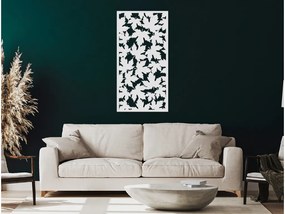 drevko Drevený obraz Javorové listy Rozmer obrazu: 44,5 x 22,5 cm, Farba dekorácie: Čierna