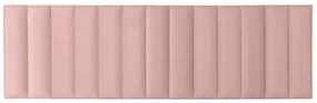 Čalúnený nástenný panel FRAME KRONOS 15x90 cm Farba: Svetlomodrá