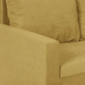 Rozkládací pohovka DELLA Hořčicová