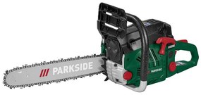 Parkside®  Benzínová reťazová píla Pbks 46 A1 + Náhradné pílové reťaze PEK 16 13 A1 – 16" – 1,3 mm, 2 kusy  (800010867)