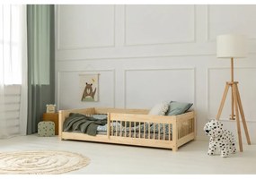 Detská posteľ z borovicového dreva v prírodnej farbe 80x160 cm Mila CPW – Adeko
