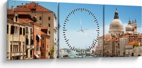 Obraz - Venice (s hodinami) (90x30 cm)