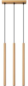 Sollux SL.1171 - Luster na lanku PASTELO 3xG9/8W/230V zlatá
