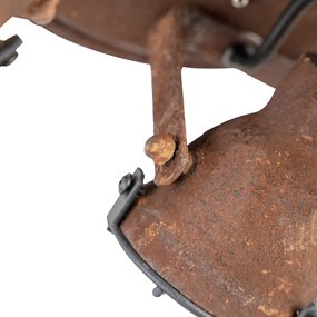 Inteligentné stropné svietidlo hrdzavo hnedé vrátane 3 WiFi GU10 - Sorra