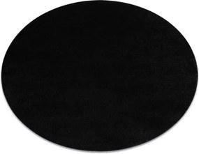 Koberec ETON PLUS čierny kruh