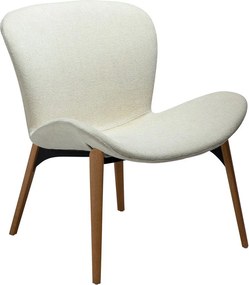 Krémové kreslo z textílie buklé Paragon – DAN-FORM Denmark