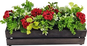 AMADEA Drevený obal s hrantíkom morený, 61,2x19,6x15cm, český výrobok