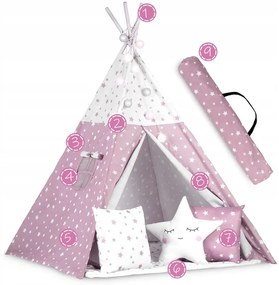 Detský stan Teepee NK-400  NUKIDO 740023 - ružový