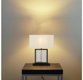 Searchlight EU54210BK - Stolná lampa CLARENDON 1xE27/60W/230V čierna