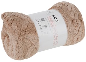 DEKA BRAID 200X220 CM BÉŽOVÁ