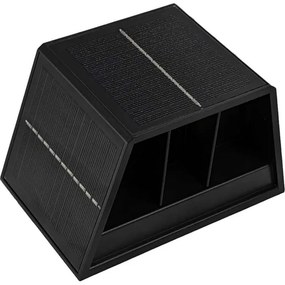 LED Solárne nástenné svietidlo CUBUS 2xLED/1,5W/3,7V 1500 mAh IP54