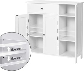 Koupelnová skříňka Vasagle Rasby bílá