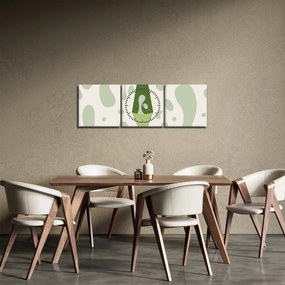 Obraz - Hippies, lávová lampa (s hodinami) (90x30 cm)