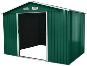 Záhradný domček BestBerg ZDB-7Z / 7,2 m² / 301 x 238 x 214 cm / zelený