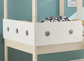 Detská posteľ Cortino 90x200 cm, domeček se stříškou