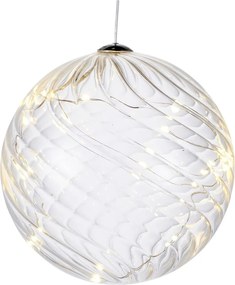 Svetelná LED dekorácia Sirius Wave Ball, Ø 13 cm