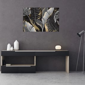 Obraz - Zlatá džungľa (90x60 cm)