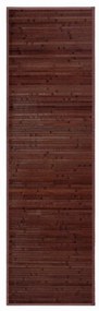 Tmavohnedý bambusový koberec 60x200 cm – Casa Selección