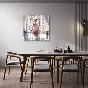 Obraz pokojné chvíle na balkóne