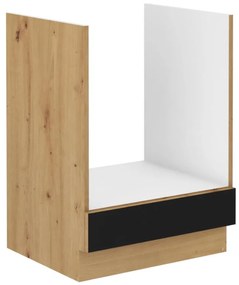 Skrinka do kuchyne Modena 60dg bb čierny/dub artisan