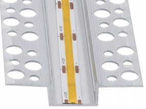 BERGE LED hliníkový profil zapustený 2m - sada