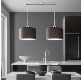 Eglo - LED  Luster na lanku TUNJA 2xE27/60W/230V hnedá