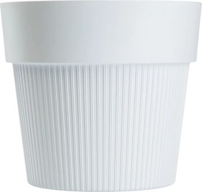 Květináč SILVA LINE 17,4x20 cm bílý