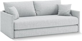Svetlosivá ženilková rozkladacia pohovka 209 cm Shannon – Cosmopolitan Design