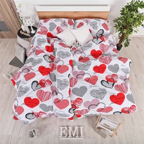Obliečky krepové Daisy EMI: Štandardný set jednolôžko obsahuje 1x 140x200 + 1x 70x90