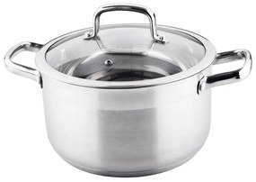 Lamart - Hrniec s pokrievkou 24 cm nerez