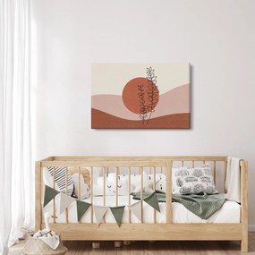Obraz - Boho listy N⁰1 (90x60 cm)