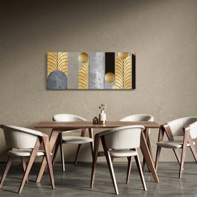 Obraz - Zlaté dekory (120x50 cm)