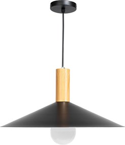 Toolight Toolight, závesné svietidlo 1xE14 APP1084-1CP, čierna-hnedá, OSW-08894