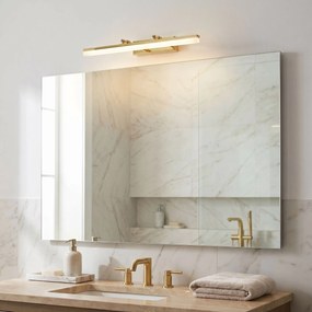 Toolight Toolight, LED nástenné svietidlo, 60cm, 9W, 4000K, 1000lm, APP1873-1W, Zlatá, OSW-66028