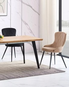 Stolička Lotus Velvet Béžová