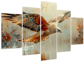 Obraz - Dravý vták (150x105 cm)