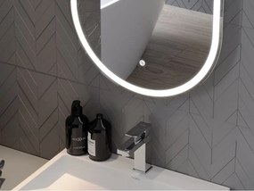 Mexen Bono osvetlené kúpeľňové zrkadlo 45 x 120 cm, LED 6000K, proti zahmlievaniu - 9816-045-120-611-00