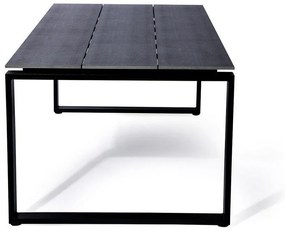 Sivý záhradný stôl pre 8 osôb Bonami Selection Strong, 210 x 100 cm