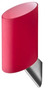 Retro nástenné svietidlo Rosa červená