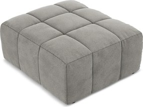 Sivá zamatová podnožka Aloha – Makamii