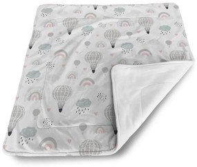 Sablio Deka pre bábätko Maľované teplovzdušné balóny - 90x120 cm
