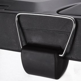 Oceľový odpadkový kôš 2x20 l na triedený odpad/nášľapný v matne striebornej farbe Tri Selectif – MSV