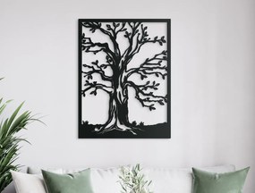 drevko Drevený obraz Jabloň Rozmer obrazu: 42,5 x 32,5 cm, Farba dekorácie: Čierna
